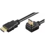 Microconnect HDM19191V2.0A90 HDMI cable 1 m HDMI Type A (Standard) Black