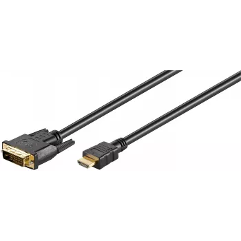 Microconnect HDM192411 video cable adapter 1 m HDMI Type A (Standard) DVI-D Black