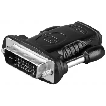 Microconnect HDM19F24 cable gender changer HDMI Type A DVI-D Dual Link (24+1 pin) Black