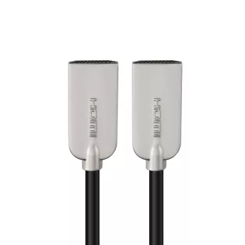 Microconnect HDMISUPERSLIM015M HDMI cable 1.5 m HDMI Type A (Standard) Black, Metallic