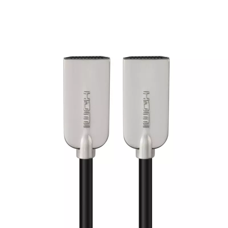 Microconnect HDMISUPERSLIM05M HDMI cable 0.5 m HDMI Type A (Standard) Black, Metallic
