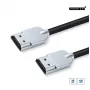 Microconnect HDMISUPERSLIM1M HDMI cable 1 m HDMI Type A (Standard) Black, Metallic