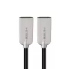 Microconnect HDMISUPERSLIM1M HDMI cable 1 m HDMI Type A (Standard) Black, Metallic