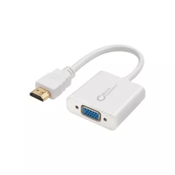 Microconnect HDMVGA1 video cable adapter 0.15 m HDMI Type A (Standard) VGA (D-Sub) White