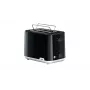 Toaster BRAUN HT1010BK — 2-slice, 900 W, black, plastic housing, slot 132×35×119 mm