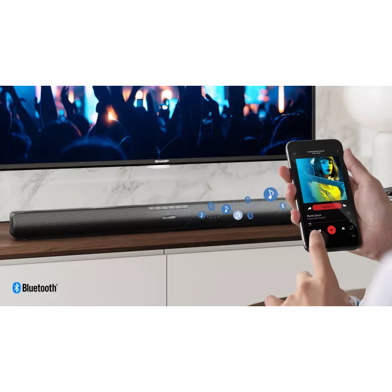 Sharp HT-SB100 soundbar speaker Black 2.0 channels 75 W