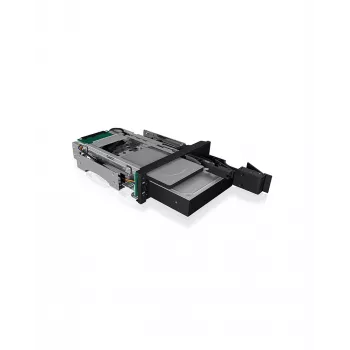 ICY BOX IB-173SSK 2-fach Wechselrahmen für 1x 2,5 und 1x 3,5 SATA/SAS Festplatten