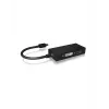ICY BOX IB-AC1032 Mini DisplayPort DVI-D + VGA (D-Sub) + HDMI Black
