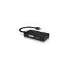 ICY BOX IB-AC1032 Mini DisplayPort DVI-D + VGA (D-Sub) + HDMI Black
