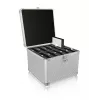 ICY BOX IB-AC628 Suitcase Metal, Plastic Silver