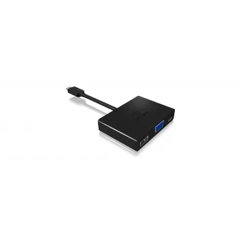 ICY BOX IB-DK4032-CPD USB-C to VGA Multiport Adapter