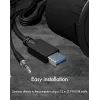 ICY BOX IB-HUB1403A socket-outlet Black