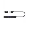 ICY BOX IB-HUB1439-LAN Wired USB 3.2 Gen 1 (3.1 Gen 1) Type-A Black