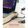 ICY BOX IB-HUB1439-LAN Wired USB 3.2 Gen 1 (3.1 Gen 1) Type-A Black