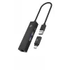 ICY BOX IB-HUB1439-LAN Wired USB 3.2 Gen 1 (3.1 Gen 1) Type-A Black