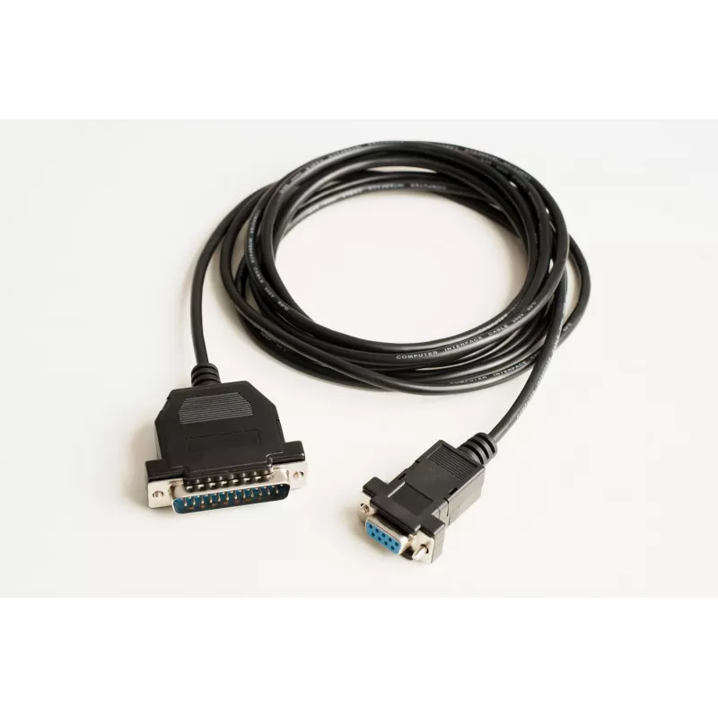 Microconnect IBM029B-1,8 serial cable Black 1.8 m DB-9 DB-25