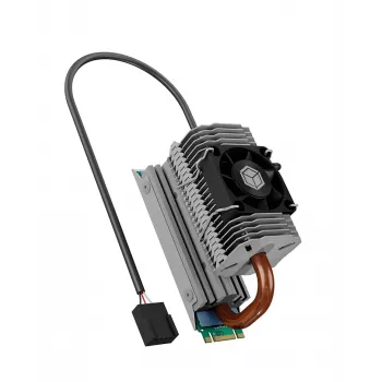 ICY BOX IB-M2HSF-705 Solid-state drive Heatsink/Radiator 3 cm Silver 1 pc(s)