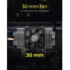ICY BOX IB-M2HSF-705 Solid-state drive Heatsink/Radiator 3 cm Silver 1 pc(s)