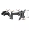 Techly Bracket for Pole Fixing TV LED/LCD 17-32 inch Black