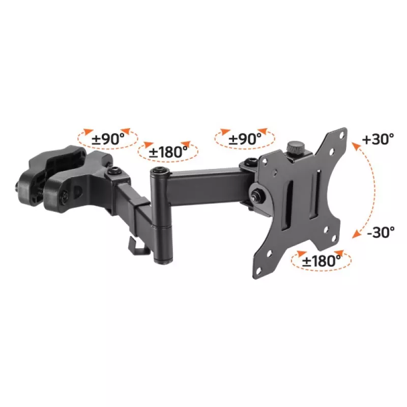 Techly Bracket for Pole Fixing TV LED/LCD 17-32 inch Black