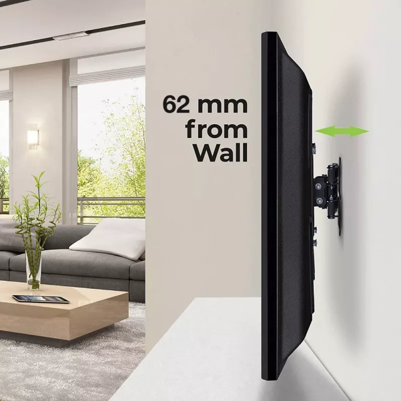 Techly 32-55 inch Universal LCD TV Wall Mount Bracket Black