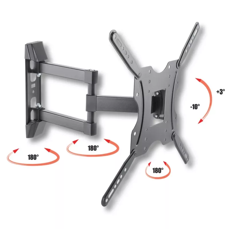 Techly 32-55 inch Universal LCD TV Wall Mount Bracket Black
