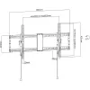 Techly ICA-PLB 590 TV mount/stand 2.29 m (90 inch) Black