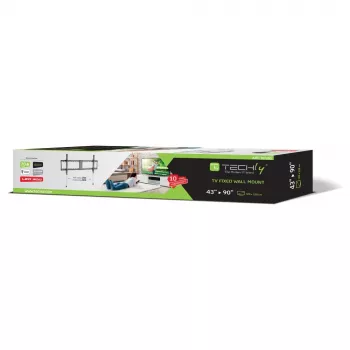 Techly Fixed Wall Mount Bracket LED TV LCD 43-90 inch