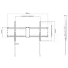Techly Fixed Wall Mount Bracket LED TV LCD 43-90 inch