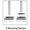Techly ICA-TR32 TV mount/stand 177.8 cm (70 inch) Silver