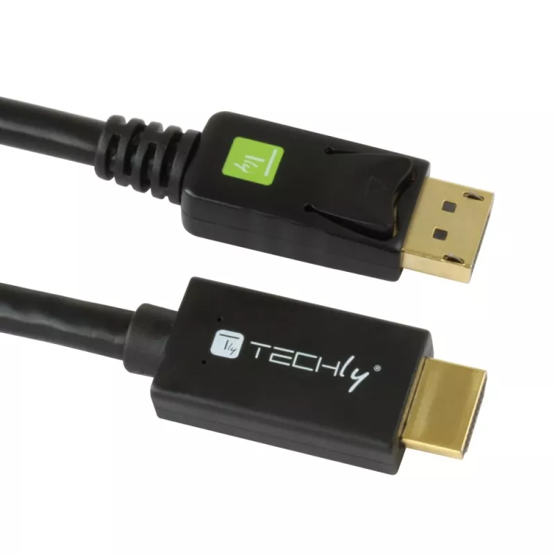 Techly Converter Cable 1m DisplayPort to HDMI 1.2 4K ICOC DSP-H12-010