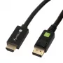 Techly Converter Cable 2m DisplayPort to HDMI 1.2 4K ICOC DSP-H12-020