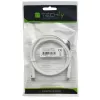 Techly ICOC-MU4-40G240W1 USB cable USB4 Gen 3x2 1 m USB C White