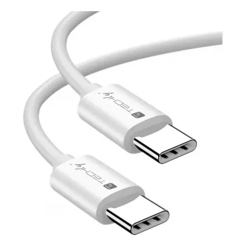 Techly ICOC-MU4-40G240W1 USB cable USB4 Gen 3x2 1 m USB C White