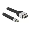 Techly ICOC-USBC-VGA video cable adapter 0.12 m USB Type-C VGA (D-Sub)
