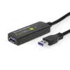 Techly ICUR30100G USB cable USB 3.2 Gen 1 (3.1 Gen 1) 10 m USB A Black