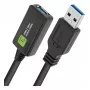 Techly ICUR3050G USB cable USB 3.2 Gen 1 (3.1 Gen 1) 5 m USB A Black