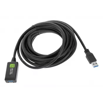 Techly ICUR3050G USB cable USB 3.2 Gen 1 (3.1 Gen 1) 5 m USB A Black