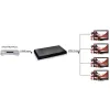 Techly Splitter HDMI 2.0 4K UHD 3D 4-way, HDMI, 4x HDMI, 3840 x 2160 pixels, Black, 4K Ultra HD, 30 m