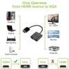 Techly Cable Adapter Converter HDMI to VGA with Micro USB and Audio IDATA HDMI-VGA2AU