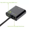Techly Cable Adapter Converter HDMI to VGA with Micro USB and Audio IDATA HDMI-VGA2AU