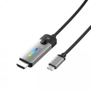 j5create JCC157-N USB-C to HDMI 2.1 8K Cable 1.79m