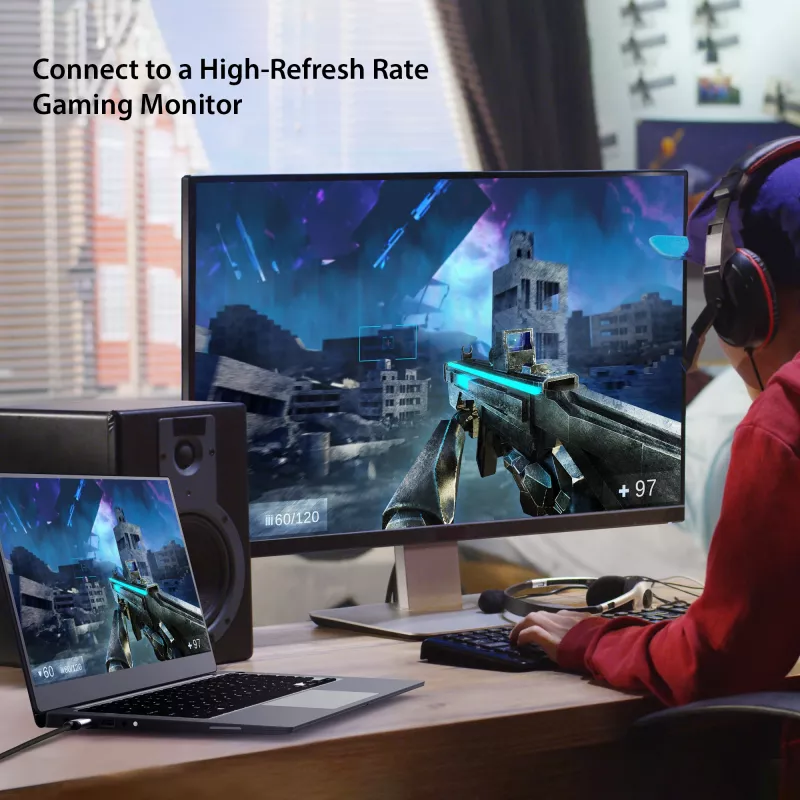j5create JCC157-N USB-C to HDMI 2.1 8K Cable 1.79m