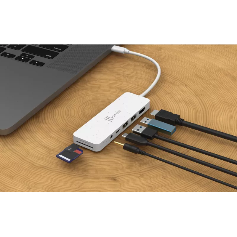 j5create JCD373EW - USB-C® Multi-Port Hub with Power Delivery