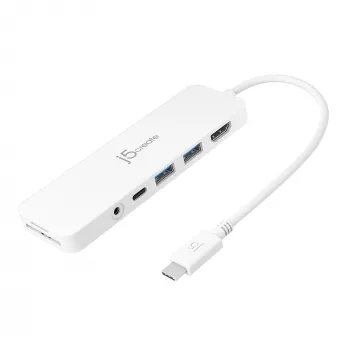 USB-C Multi Adapter j5create JCD373-N 60W Power Delivery 4K