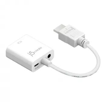 j5create JDA213 HDMI to VGA Adapter White 0.1m 1920x1080P