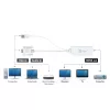 j5create JDA214 VGA to HDMI Video Audio Adapter White 0.176m