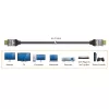 j5create JDC53 Ultra High Speed 8K UHD HDMI™ Cable, Black and Grey, 2 m