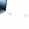j5create JUCP14 USB-C™ 2.0 to USB-C™ Cable With OLED Dynamic Power Meter, White, 1.2 m