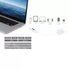 j5create JUCP14 USB-C™ 2.0 to USB-C™ Cable With OLED Dynamic Power Meter, White, 1.2 m